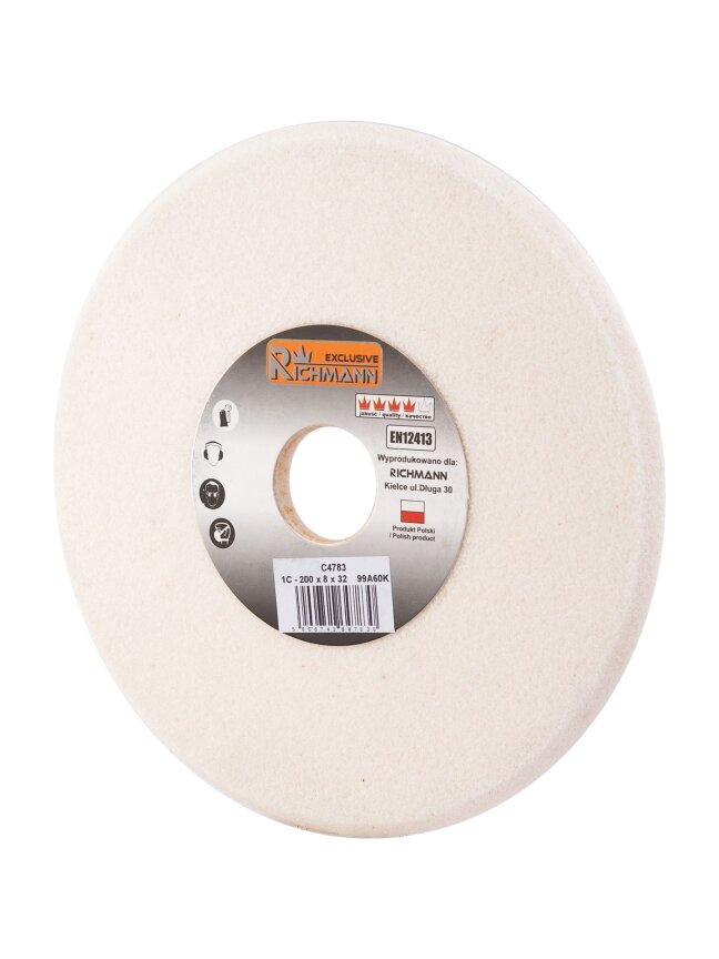 Richmann KERAMINIS ŠLIFAVIMO DISKAS GALANDIMUI 200x8x32 99A60K 1 Richmann KERAMINIS ŠLIFAVIMO DISKAS GALANDIMUI 200x8x32 99A60K 1