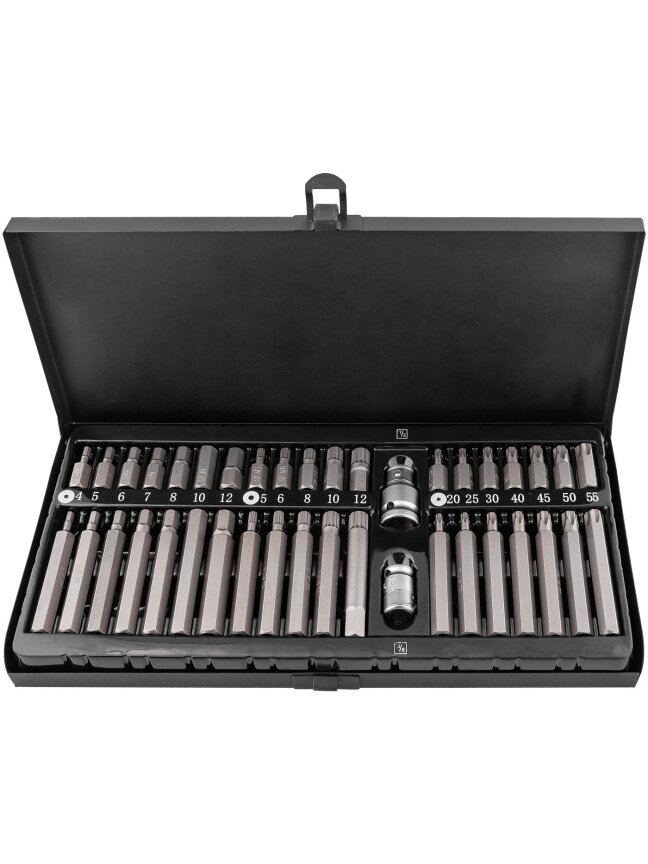 Richmann Plieniniai raktai HEX - TORX 40 vnt., S2 Richmann Plieniniai raktai HEX - TORX 40 vnt., S2