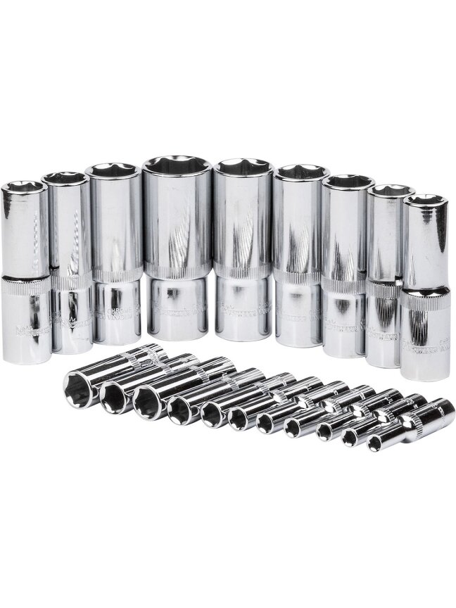 Richmann Prailgintų galvučių rinkinys 1/4- 1/2, 4-24 mm 3 Richmann Prailgintų galvučių rinkinys 1/4- 1/2, 4-24 mm 3