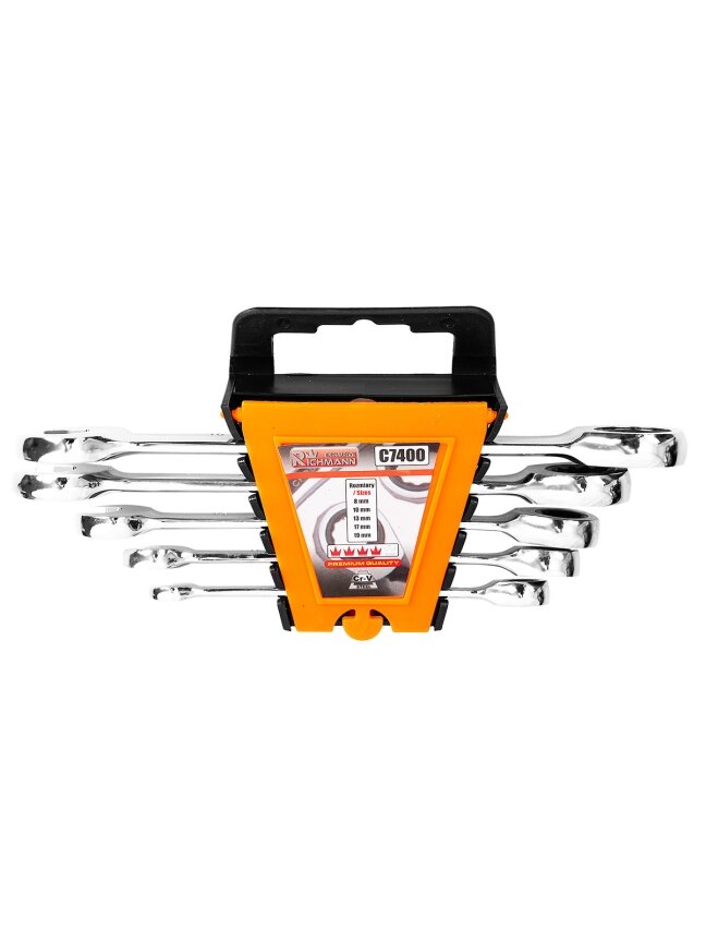 Richmann Raktų kompl. su terkšle 8 - 19 mm, 5 vnt. Richmann Raktų kompl. su terkšle 8 - 19 mm, 5 vnt.