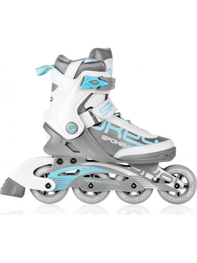 Riedučiai Spokey Prime Pro, balti/pilki/šviesiai mėlyni, 38