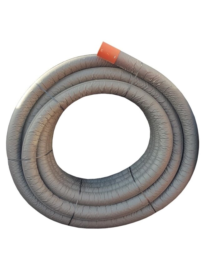 Rievėtas drenažo vamzdis su geotekstile Wavin, Ø 113/126 mm, 1 m 1