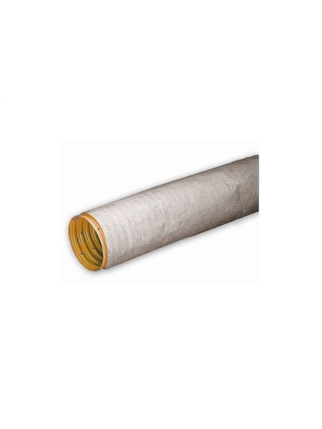 Rievėtas drenažo vamzdis su geotekstile Wavin, Ø 80/92 mm Rievėtas drenažo vamzdis su geotekstile Wavin, Ø 80/92 mm