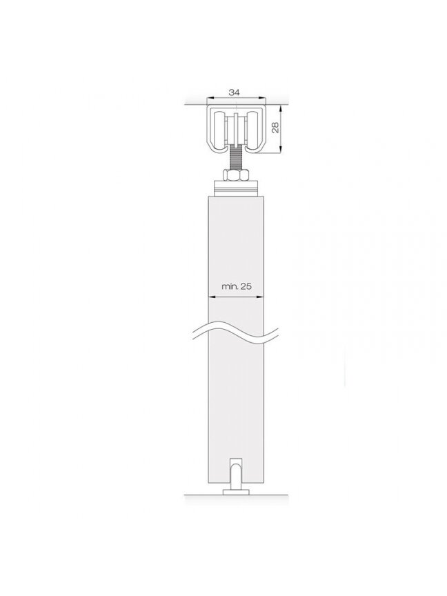 Rinkinys Helaform 20501, stumdomosioms vidaus durims 2 Rinkinys Helaform 20501, stumdomosioms vidaus durims 2