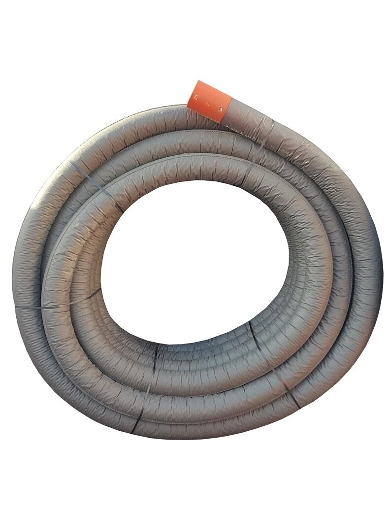 Rievėtas drenažo vamzdis su geotekstile Wavin, Ø 113/126 mm, 1 m 1 Rievėtas drenažo vamzdis su geotekstile Wavin, Ø 113/126 mm, 1 m 1