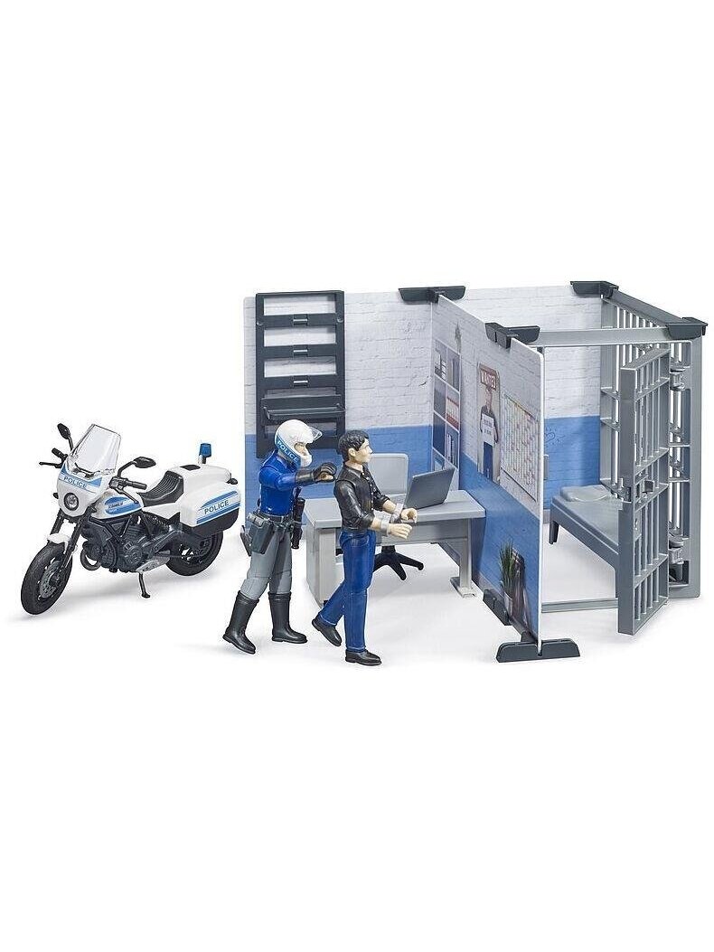 Rinkinys Bruder Bworld Police Station 62732 1