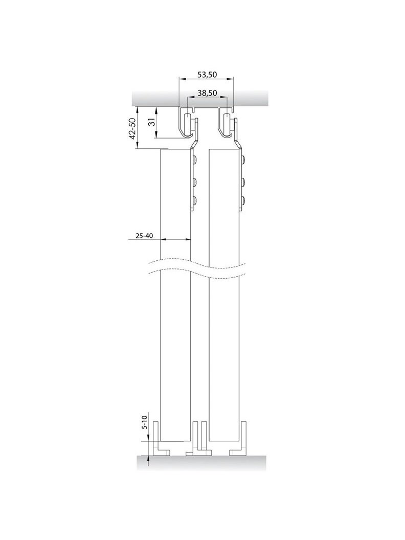 Rinkinys stumdomoms durims Helaform 10402, 1.2 m 2 Rinkinys stumdomoms durims Helaform 10402, 1.2 m 2