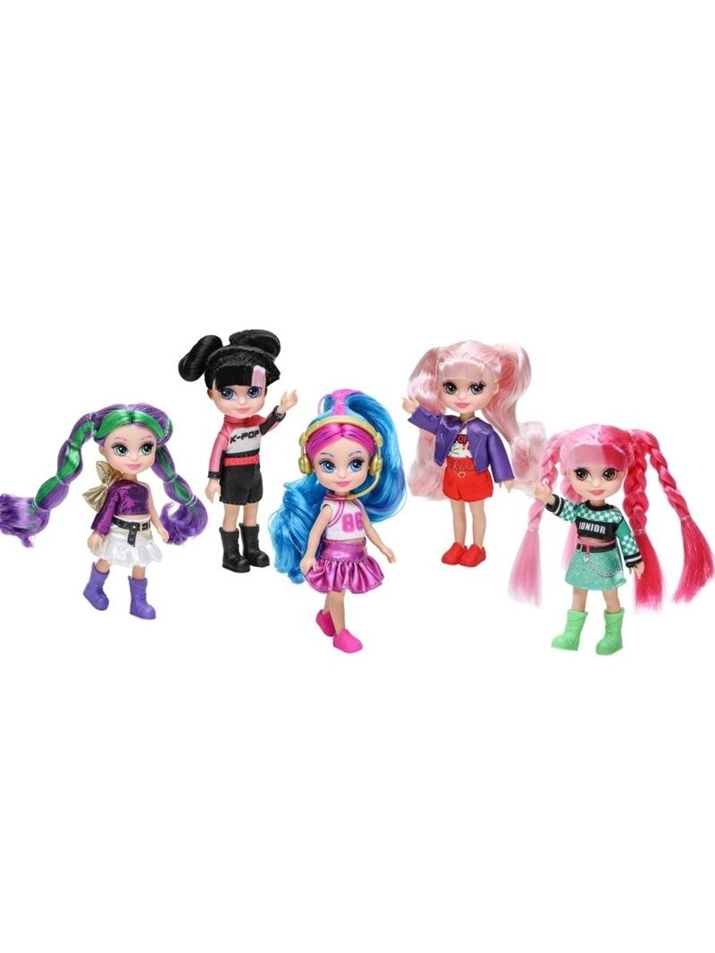 RINKINYS LĖLIŲ K-POP DIVA SQUAD JUNIOR IDOLS 12CM 2