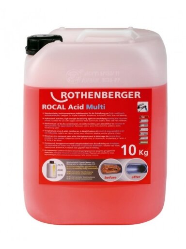 ROCAL ACID Multi nukalkinimo koncentratas 10kg, Rothenberger