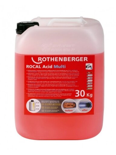 ROCAL ACID Multi nukalkinimo koncentratas 30kg, Rothenberger