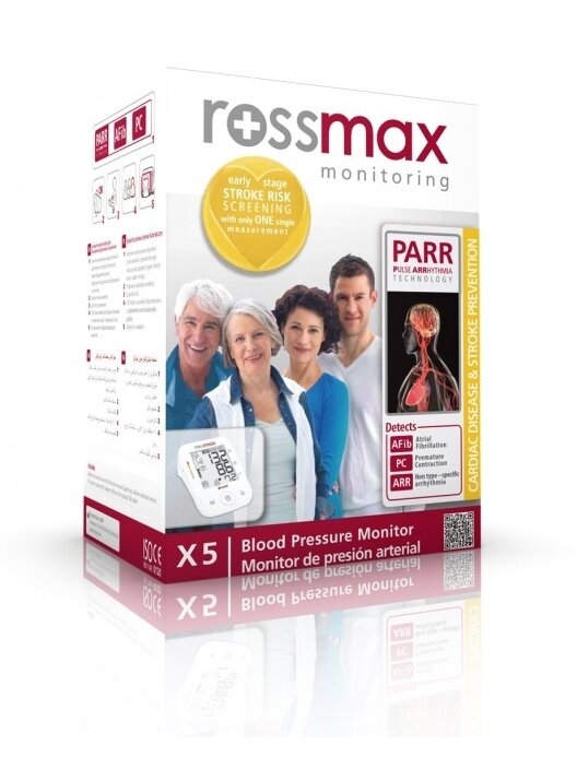 Automatinis kraujospūdžio matuoklis ROSSMAX X5 2