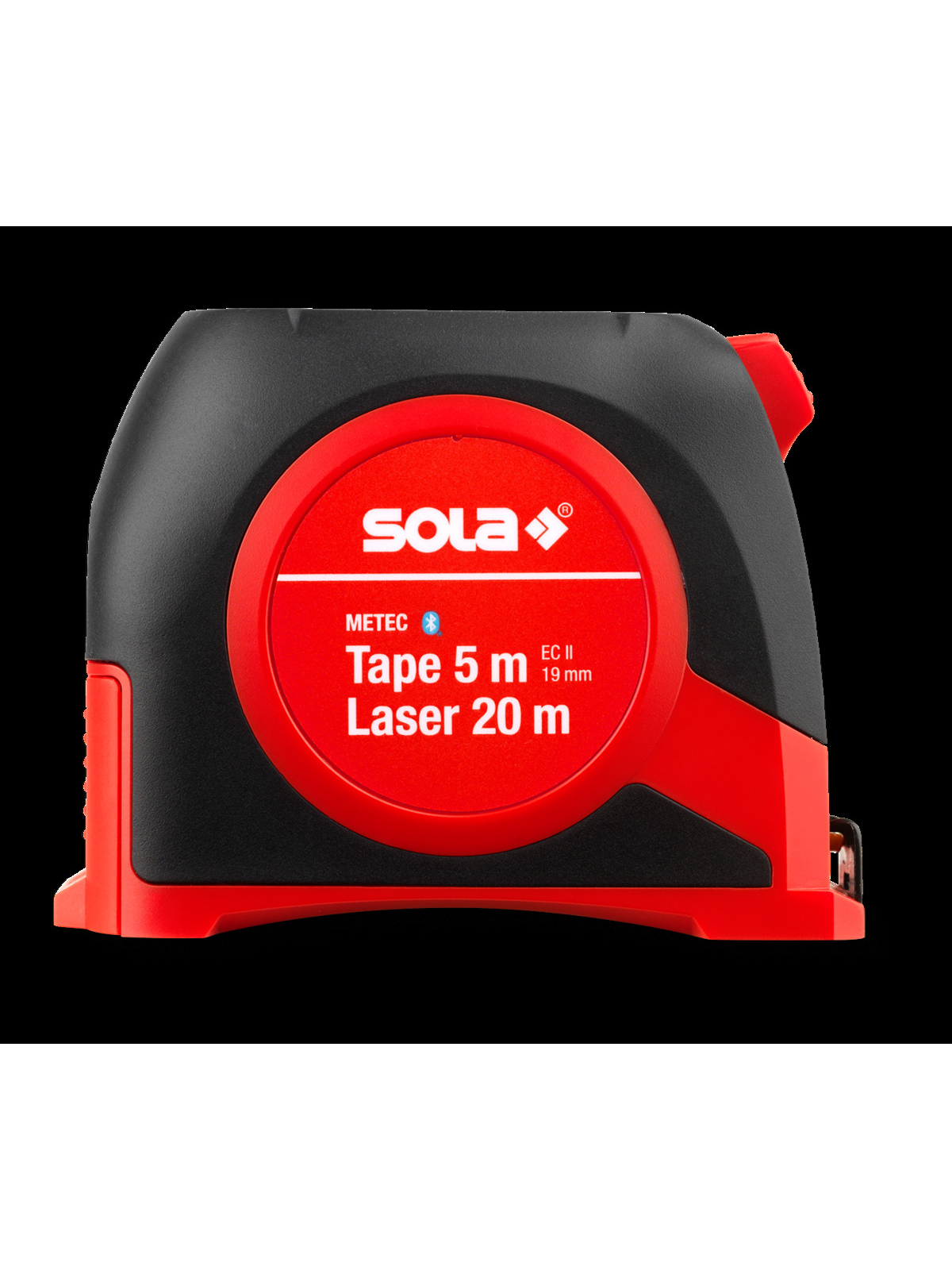 Rulėtė 5 m su integruotu lazeriniu atstumo matuokliu 20 m SOLA (METEC) 5