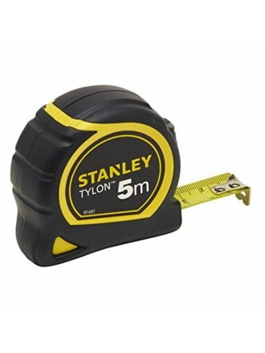 Ruletė 8m x 25mm klasė II TYLON dengta juosta, Stanley