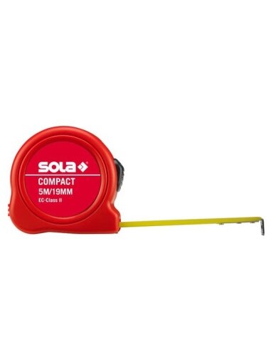 Ruletė COMPACT, II klasė Sola | 3m/16mm, II klasė