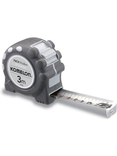 Ruletė INOX RUBBER, Komelon | 3 m × 16 mm (IR36)