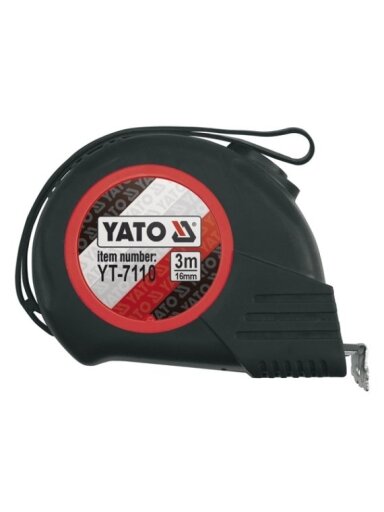 Ruletė "Magnetic-Nylon-Automatic" Yato | 5m/25mm