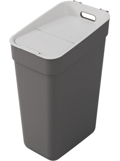 Rūšiavimo šiukšliadėžė CURVER, 30 l, antracito sp.