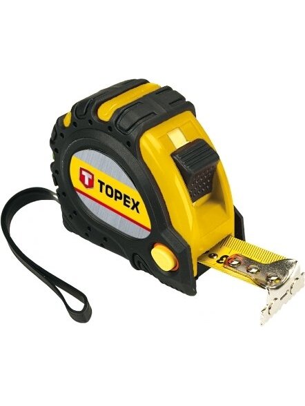 Ruletė su magnetu Topex | 5m, 25mm Ruletė su magnetu Topex | 5m, 25mm