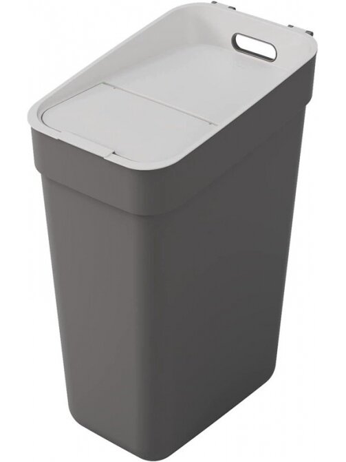 Rūšiavimo šiukšliadėžė CURVER, 30 l, antracito sp.