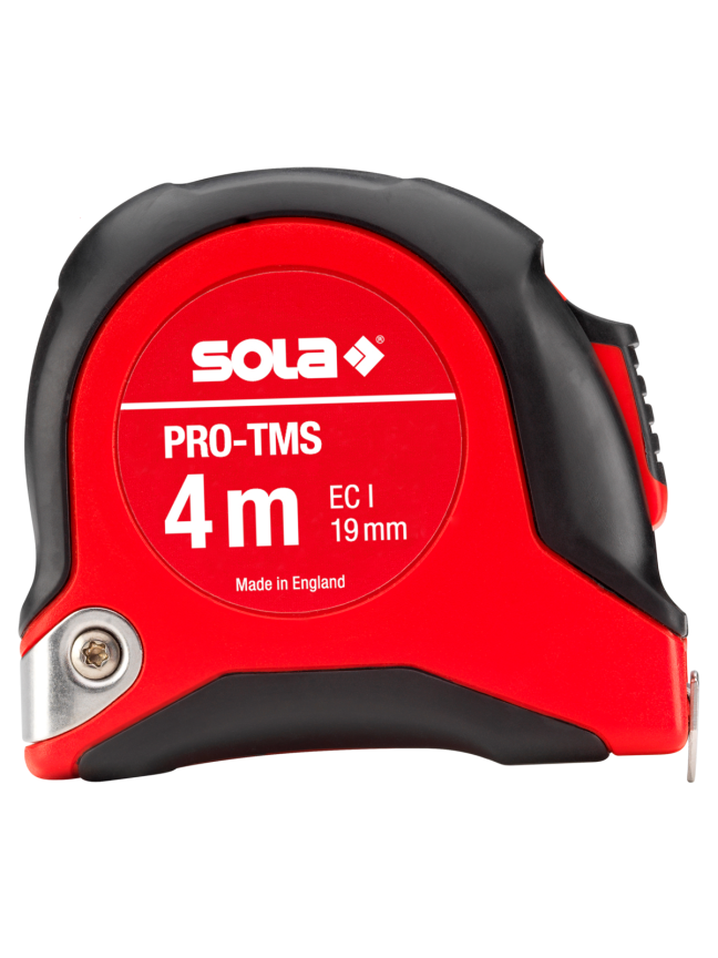 Ruletė PRO-TMS, 4 m, nerūdijančio plieno juosta, SOLA (PRO-TMS4) 1 Ruletė PRO-TMS, 4 m, nerūdijančio plieno juosta, SOLA (PRO-TMS4) 1