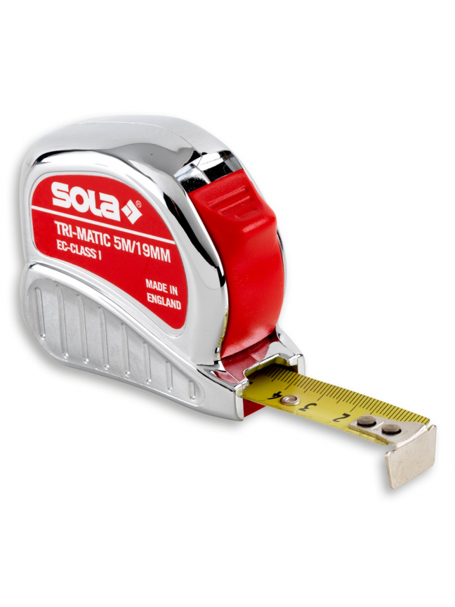 Ruletė Tri-Matic Sola Profi | 3mx13mm, EC I Ruletė Tri-Matic Sola Profi | 3mx13mm, EC I