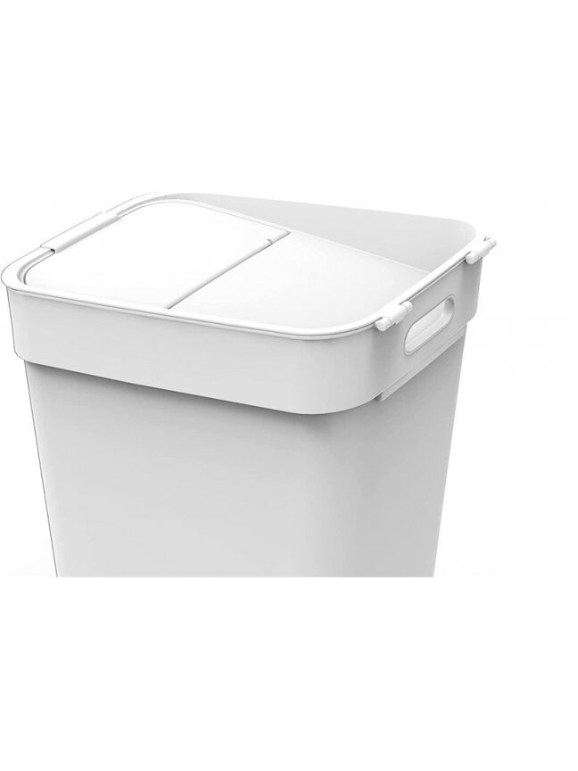 Rūšiavimo šiukšliadėžė CURVER, 10 l, balta 1 Rūšiavimo šiukšliadėžė CURVER, 10 l, balta 1