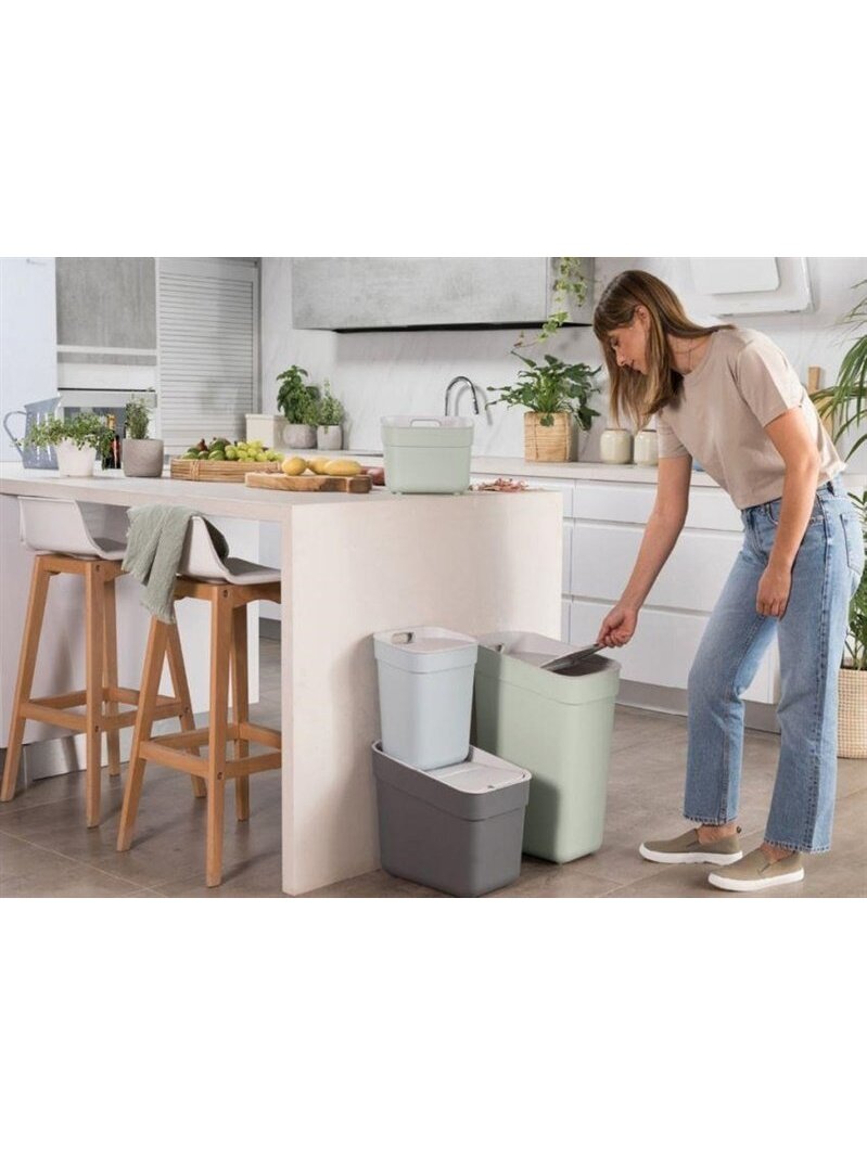 Rūšiavimo šiukšliadėžė CURVER, 30 l, antracito sp. 2