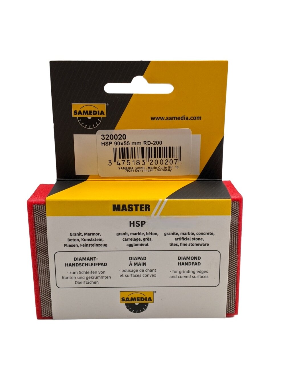 Samedia Šlifavimo padas HSP 90x55 mm RD-200 1