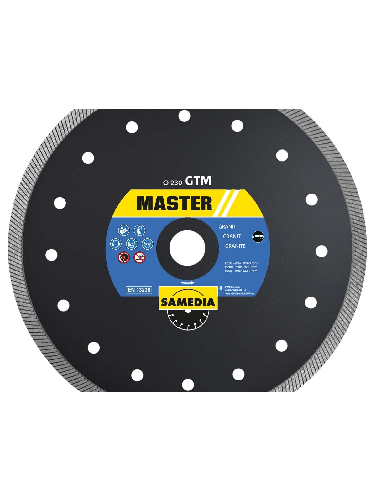 Samedia Deimantinis diskas „SAMEDIA" GTM 350x30/25,4