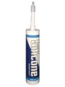 Sanitarinis silikonas Unipak, 300 ml Sanitarinis silikonas Unipak, 300 ml