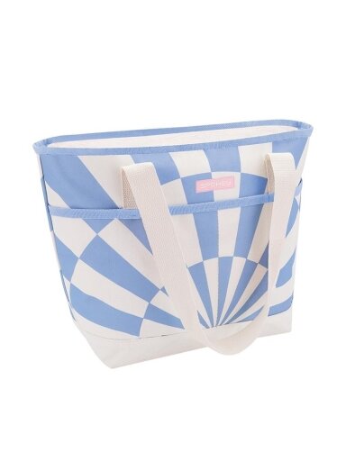 Šaltkrepšis Spokey, mėlyna/balta, 39 x 27 cm, 12 l Šaltkrepšis Spokey, mėlyna/balta, 39 x 27 cm, 12 l