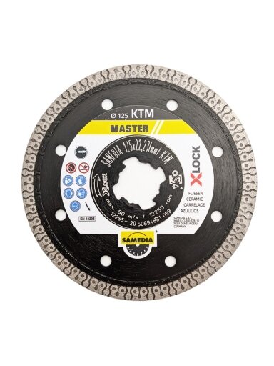 Samedia Deim. d. „SAMEDIA" KTM 125x22,2/1,4 mm X-Lock