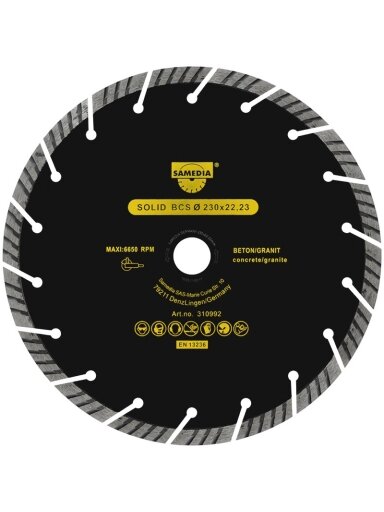 Samedia Deim. dis. „SAMEDIA" BCT 230 x 22 mm