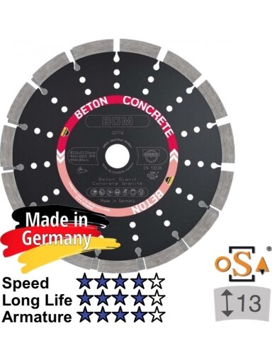 Samedia Deim. dis. „SAMEDIA" BGM 350 x 25,4 mm