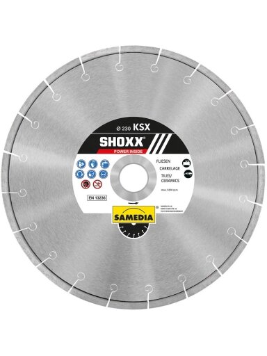 Samedia Deim. dis. „SAMEDIA" KSX 350x30/25,4/2,4 mm
