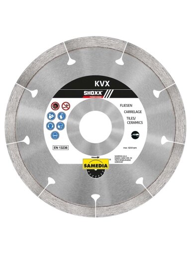 Samedia DEIMANTINIS DISKAS SAMEDIA KVX 115X22/1,5 MM