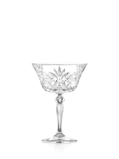 Šampano taurių komplektas RCR, krištolas, 0.230 l, 6 vnt.