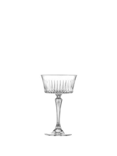 Šampano taurių komplektas RCR, krištolas, 0.260 l, 6 vnt.