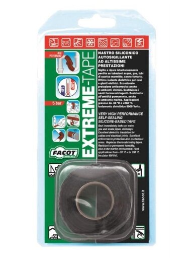 Sandarinimo juosta Facot Extreme, 25,4 mm x 3 m