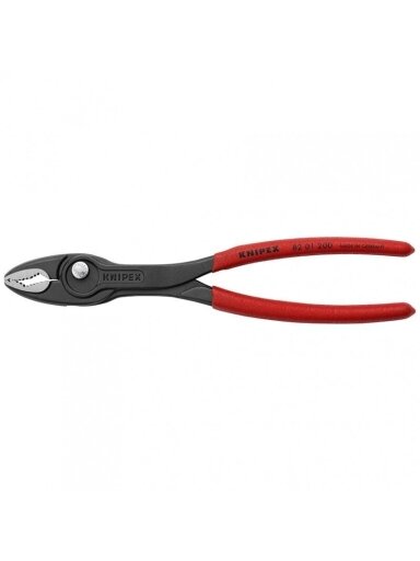 ⬡ Santechinės replės 200mm (dvigubo griebimo) KNIPEX (su fiksavimu) (8201200, KNIPEX)