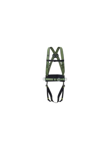 Saugos diržas FA1020300, 100 cm, juodas/žalia Saugos diržas FA1020300, 100 cm, juodas/žalia