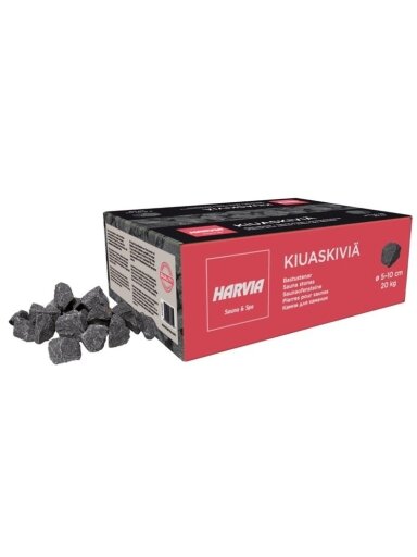 Saunos akmenys HARVIA olivino diabaz, 5-10 cm,20kg