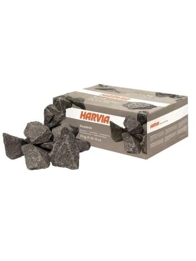 Saunos akmenys HARVIA olivino diabazas 20KG D10-15CM AC3020