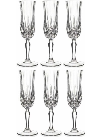 Šampano taurės RCR OPERA, 130 ml, 6 vnt. 1 Šampano taurės RCR OPERA, 130 ml, 6 vnt. 1