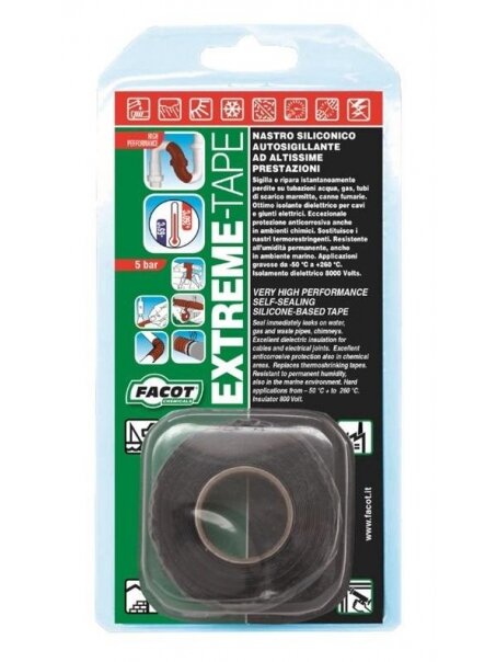 Sandarinimo juosta Facot Extreme, 25,4 mm x 3 m Sandarinimo juosta Facot Extreme, 25,4 mm x 3 m
