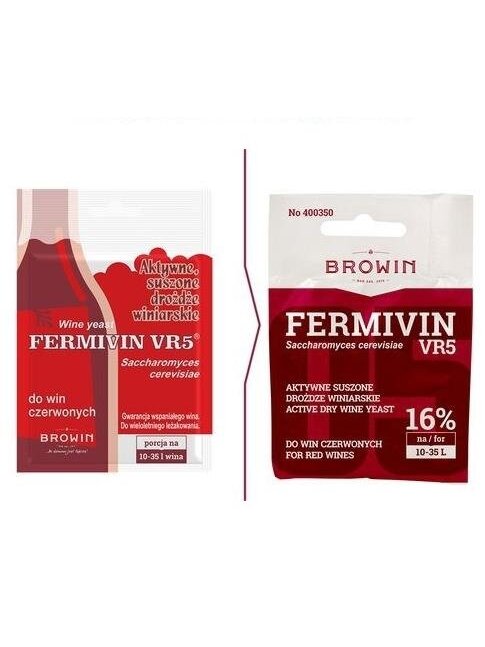 Sausosios vyno mielės BIOWIN DRVR5/400350, 7 g Sausosios vyno mielės BIOWIN DRVR5/400350, 7 g