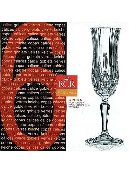 Šampano taurės RCR OPERA, 130 ml, 6 vnt. 2