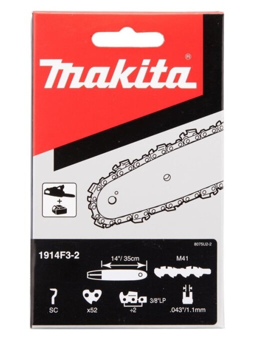 SAW CHAIN MAKITA 35CM/14IN 3/8 1.1MM 52H 2 SAW CHAIN MAKITA 35CM/14IN 3/8 1.1MM 52H 2