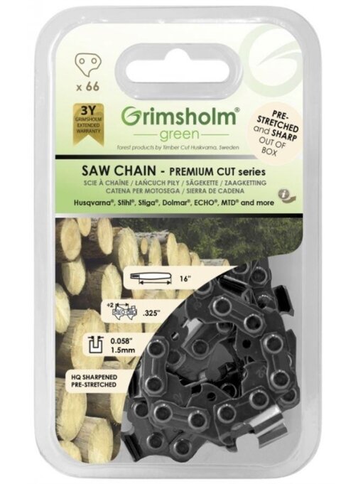 SAW CHAIN PREMIUM CUT66 DL325"058"/1.5MM