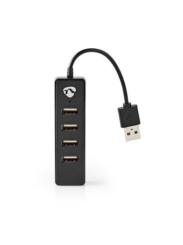Šakotuvas USB 2.0, 4 prievadai, juodas 1 Šakotuvas USB 2.0, 4 prievadai, juodas 1